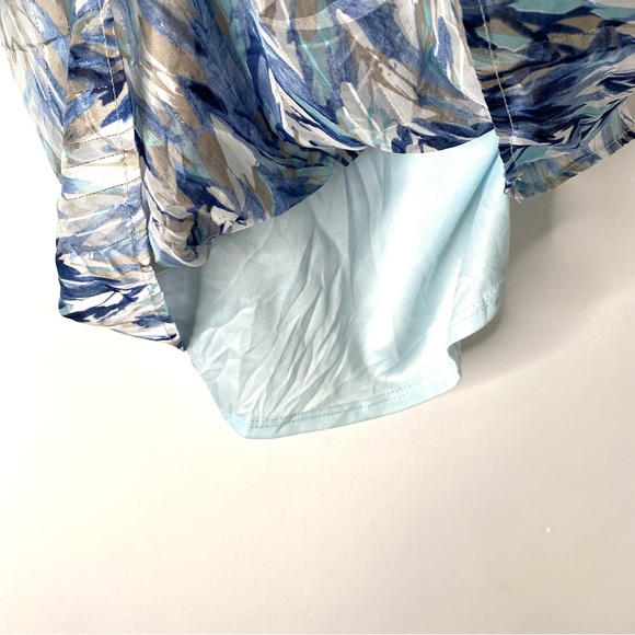 Adrienne Watercolour Print Lined Tank Top NWT - Picture 7 of 9